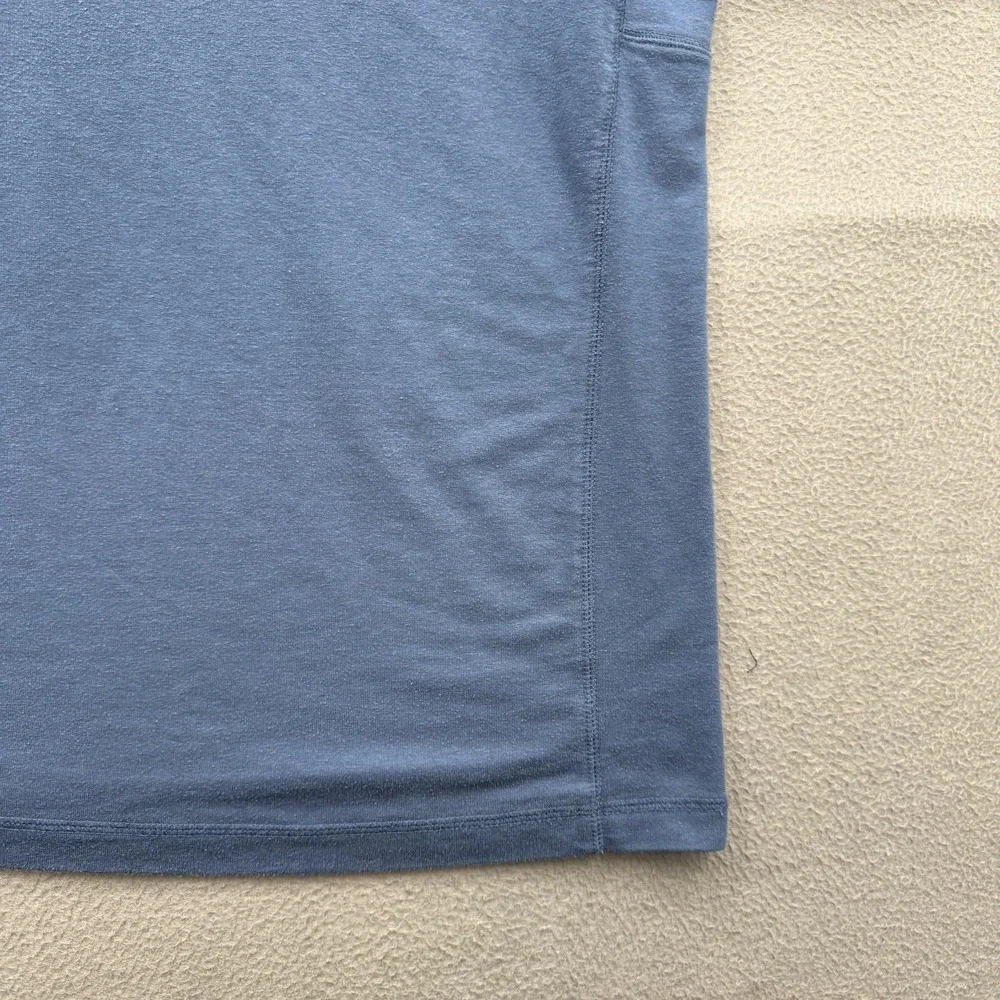 The North Face Shirt Mens Large Blue Long Sleeve Crewneck Tagless Jersey Tee‎